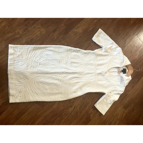 VINTAGE Class ROBERTO CAVALLI 70s Miami Dress Size 10-12?  Stretchy Sheath - Picture 8 of 11